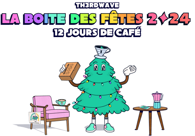 Th3rdwave. Holiday Box 2024. 12 days of coffee.