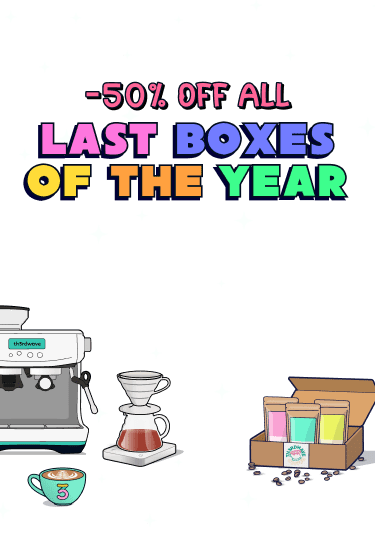 -50% off all last boxes of the year